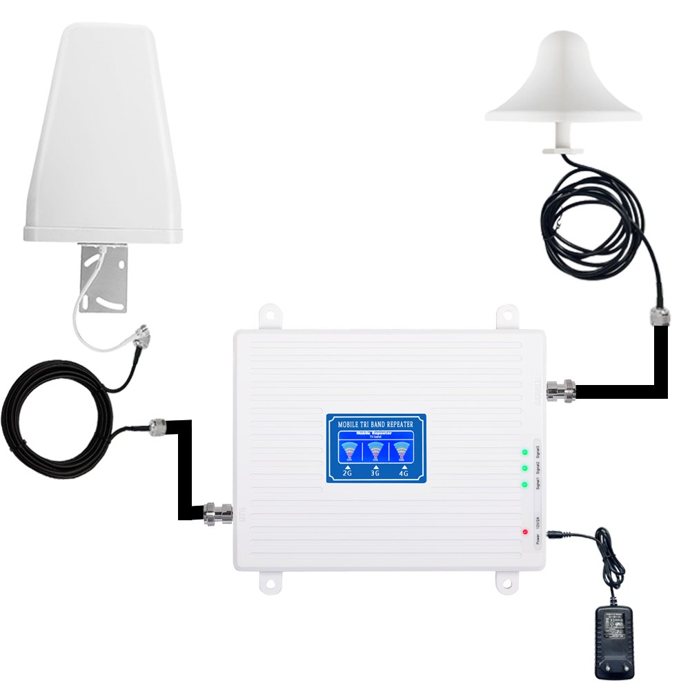 Hot sale 800mhz 1800mhz 2100mhz cell phone signal booster gsm signal booster for 2G 3G 4G network booster